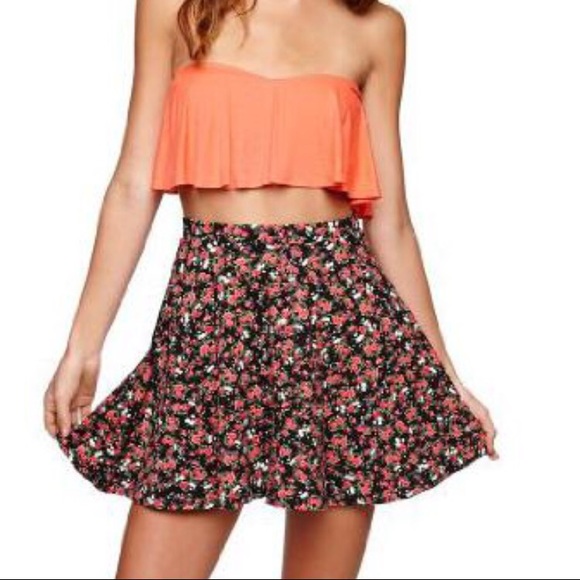 Pacsun floral skirt - Picture 1 of 4